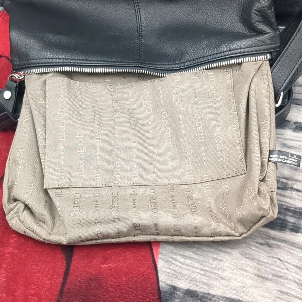 Margo Black Leather Crossbody Bag - Picture 8 of 10